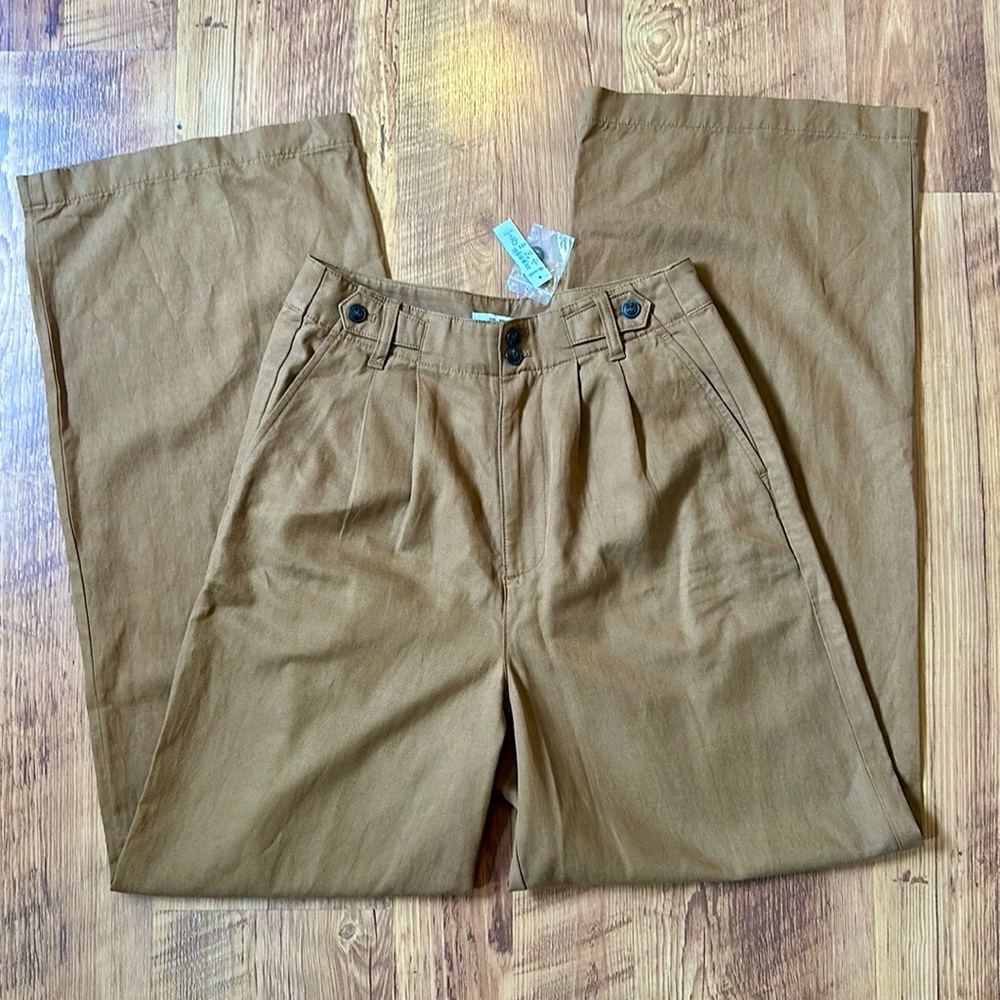 Madewell The Harlow Wide-Leg Pant TALL - Size 2 Tall - Acorn - Size 4